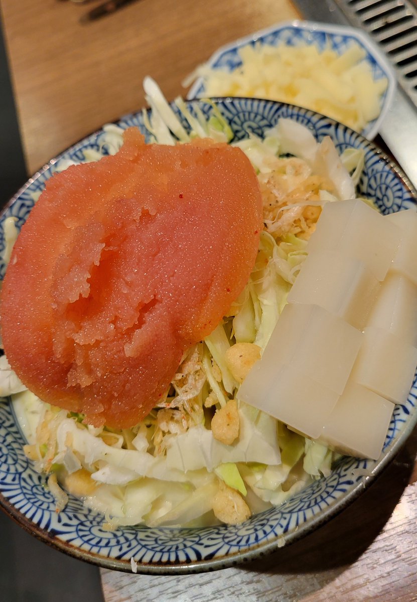 月島ランチ☀️ 明太子もちもんじゃ チーズトッピング🧀 #ランチ