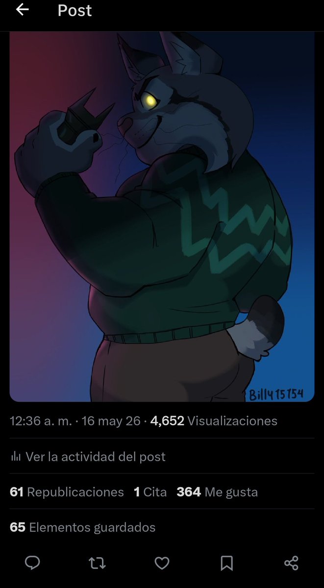 Billy15154's tweet photo. De verdad muchas gracias a todos por su apoyo, esto significa mucho para mí y me anima a seguir dibujando. 🐼 https://t.co/I2KPyyGbYp