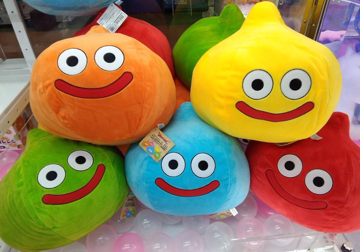 新入荷】 #ドラゴンクエスト AM すこしおおきなぬいぐるみ ～カラフル