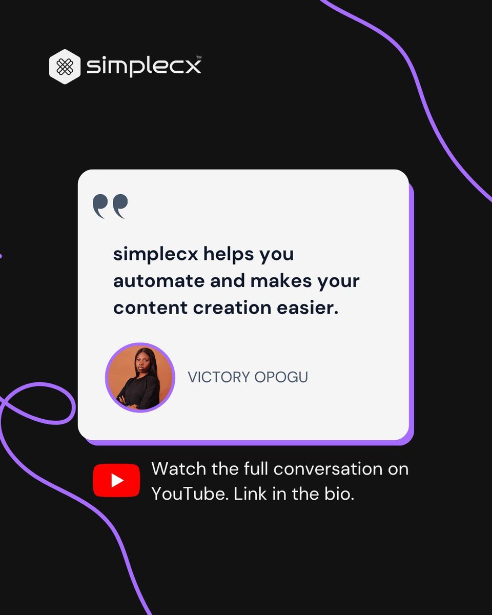 RetinkMedia's tweet photo. Creating content consistently is hard when everything is manual.

simplecx helps automate workflows and simplify content creation so businesses can move faster and stay consistent.

AI doesn’t replace creativity. It removes friction. 🚀

#AI #ContentCreation #MarketingAutomation https://t.co/CU2JE5G48X