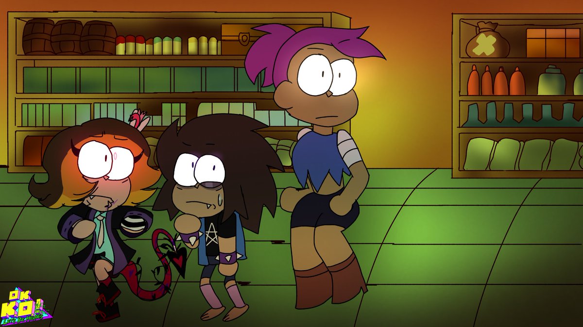 GloriaKibutsuji's tweet photo. OK TKO drawing edit!! Short hair Gloriosa is back! Wooohooo #okko #okkoletsbeheroesfanart #okkoletsbeheroes #oc #tko #enid #gloriosa #edit #drawingedit https://t.co/ToMbvaw6eO