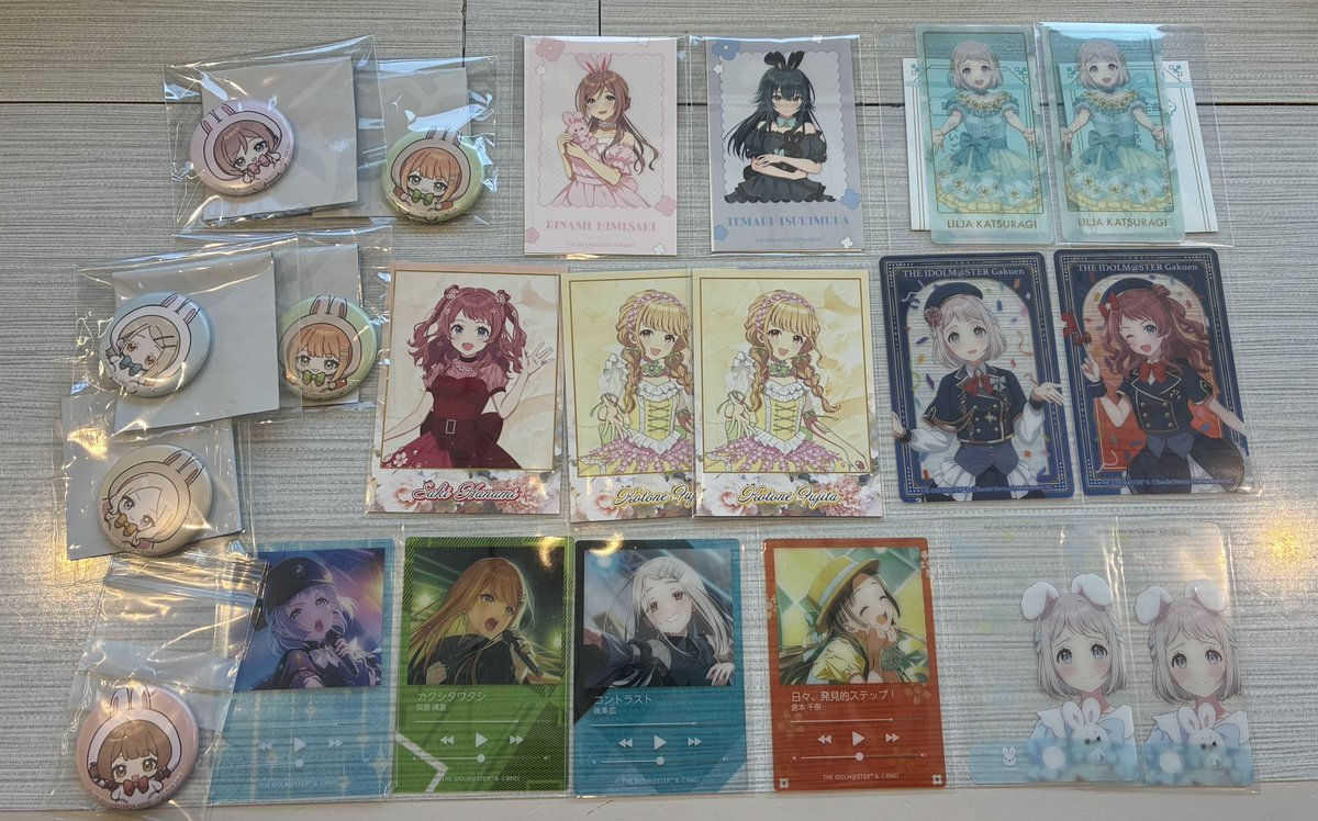 N____zzZ_'s tweet photo. 【交換・譲渡】 学園アイドルマスター 学マス 

譲▶︎画像
求▶︎同種雨夜燕、有村麻央

本日海浜幕張にて手渡し交換希望 https://t.co/lOLXWITk2Y