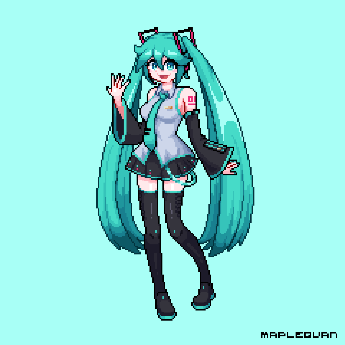 Maplequan 🔱 Pixelart tweet media