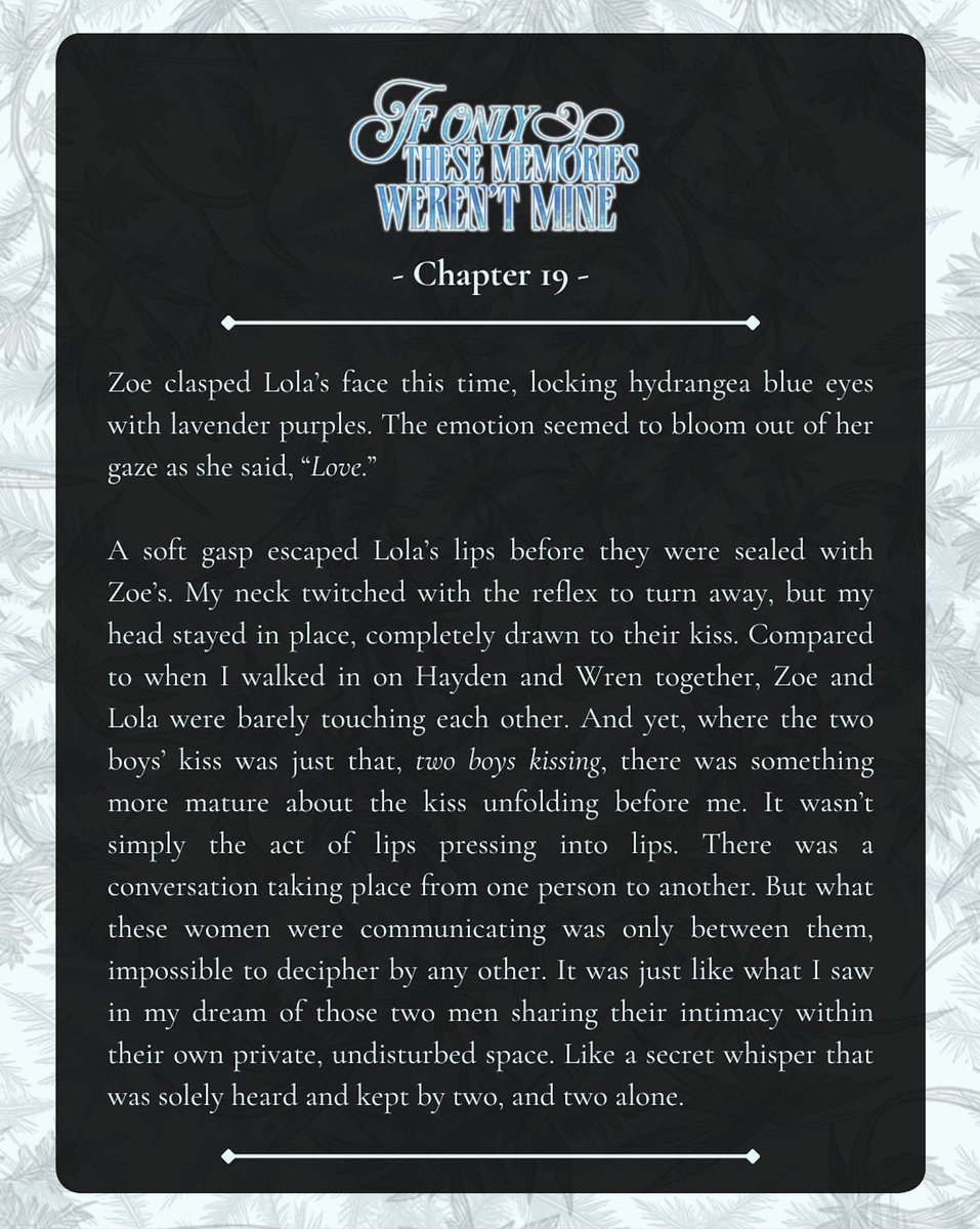 ifsallywrites's tweet photo. Chapter 19 of <If Only These Memories Weren’t Mine> is now live!

A GL side couple in my BL? Sign me up!

Please support the series on Tappytoon!

📖: https://t.co/NMU91PJeqW

#if_mem #bl #guideverse #webnovel https://t.co/eiq1HDPV4X