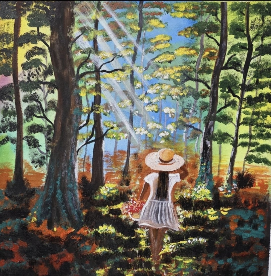 CofffeeQu33n's tweet photo. Painted a little peaceful world.🌸
What do you say? https://t.co/BxLvRiiZEF