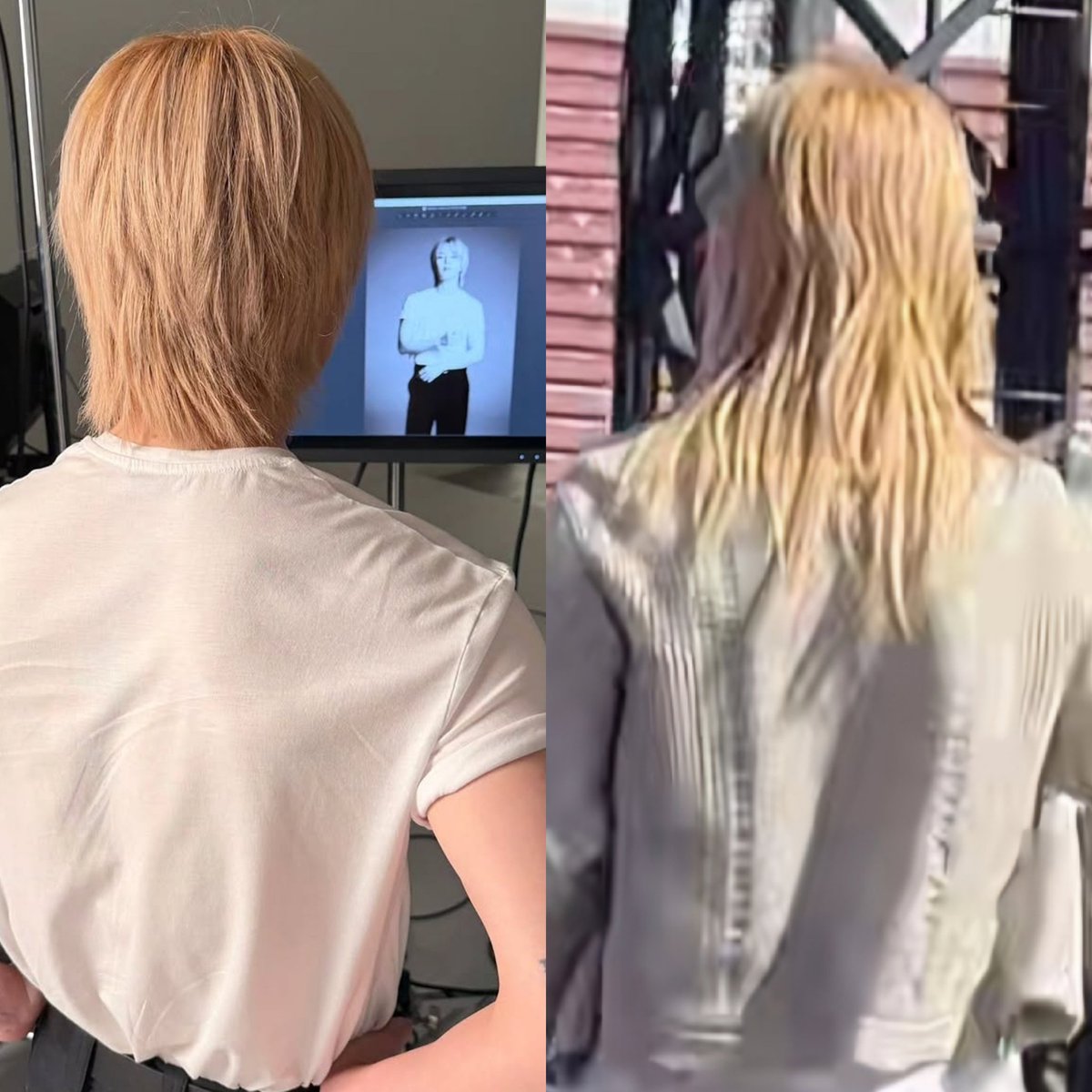 Is Jimin blonde? tweet media