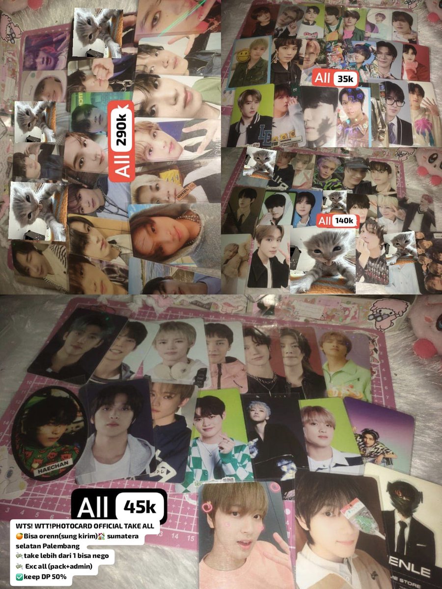 KKazima44457's tweet photo. WTS! WTT!PHOTOCARD OFFICIAL TAKE ALL
(Khusus price 45/35k bisa trade sama album ya)
🍊Bisa orenn(sung kirim)
🏡 sumatera selatan/Palembang 
💸take lebih dari 1 bisa nego
💸 Exc all (pack+admin)
✅keep DP 50%

Clearance sale stop collect nct, jaemin haechan chenle nctdream nct 127 https://t.co/7lmC47eAnj