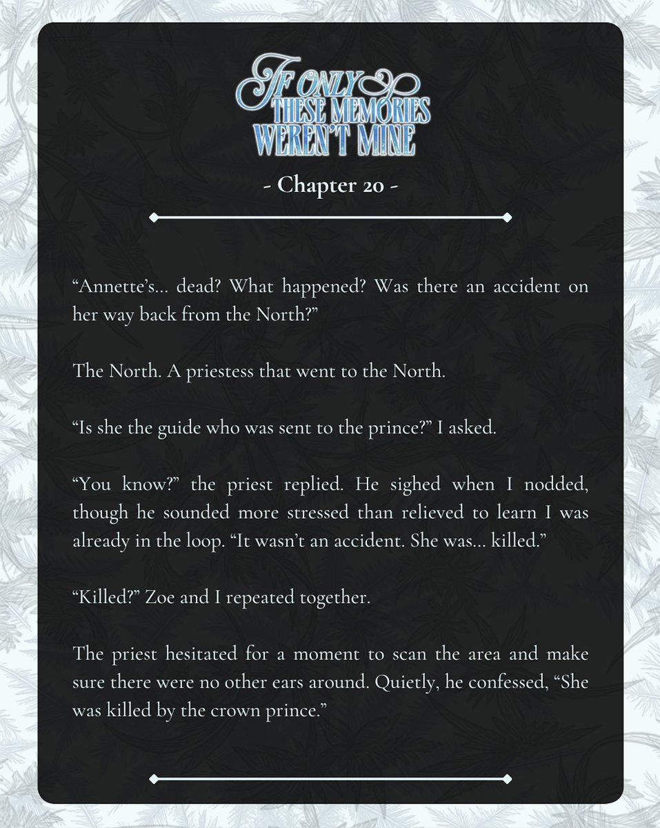 ifsallywrites's tweet photo. Chapter 20 of <If Only These Memories Weren’t Mine> is now live!

Please support the series on Tappytoon!

📖: https://t.co/NMU91PJeqW

#if_mem #bl #guideverse #webnovel https://t.co/SdteCY9ISU