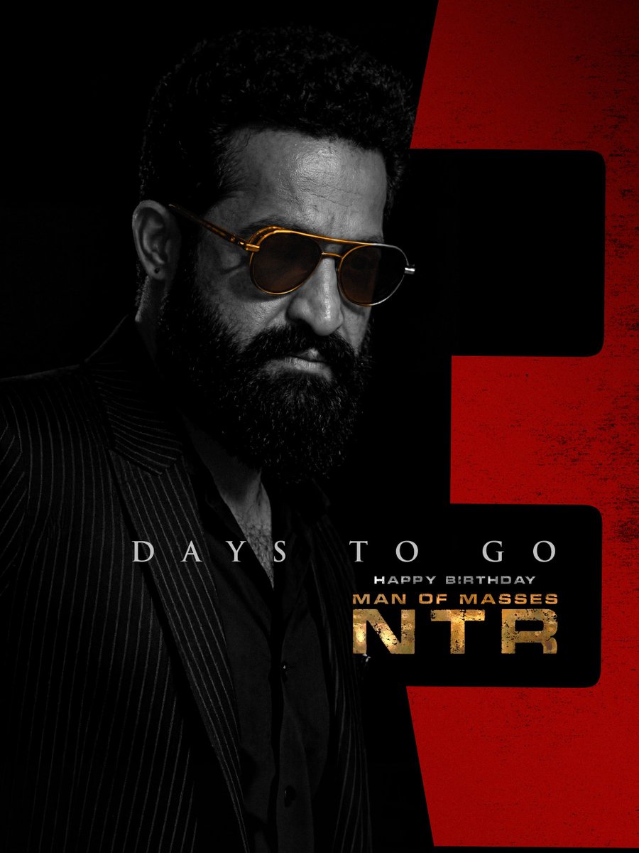 NTRFanTrends's tweet photo. 3 Days To Go🔥🔥

For his Arrival ❤️‍🔥
For Massive Celebrations 🕺

For the FESTIVAL 🥳🥳🥳

#ManOfMassesNTR @tarak9999 

#NTRNeel @NTRNeelFilm https://t.co/o0TfWXo0ju