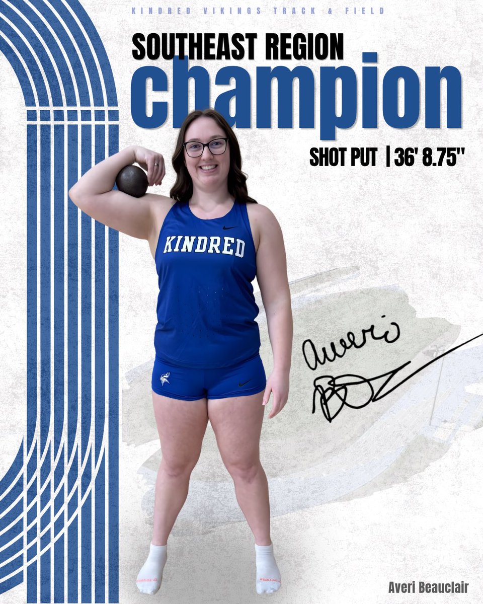 khstrackfield1's tweet photo. 💥 STATE QUALIFIER💥
🥇 REGION CHAMPION🥇
❗️TOP 10 ALERT ❗️

Averi is on the bus! Not only did she throw a qualifying throw today, she is the region champ! Congrats Averi! 💪🏻💪🏻

🏆 Shot Put
🥇 Averi Beauclair
📏 36’ 8.75”
⬆️ KHS all-time #7

#getonthebus https://t.co/Gu48nqp9tR