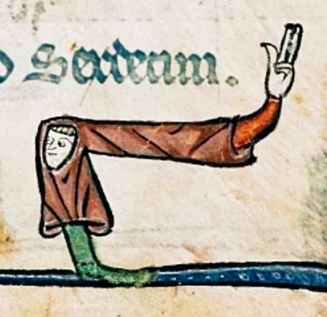 MedMilMedicine's tweet photo. Garyβs uncanny ability to gain the attention of bartenders and taxi drivers made him very popular among his group of friends - 13th century, British Library, Add. MD 70000, f. 9r https://t.co/PQkWn55qdJ