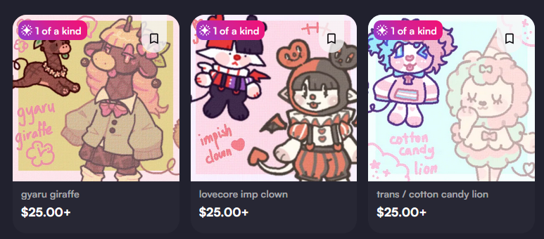 hamboree's tweet photo. hi!! i uploaded some adopts to vgen at a discounted price :) please consider buying so I can get verified!! https://t.co/HsBftuWjtY