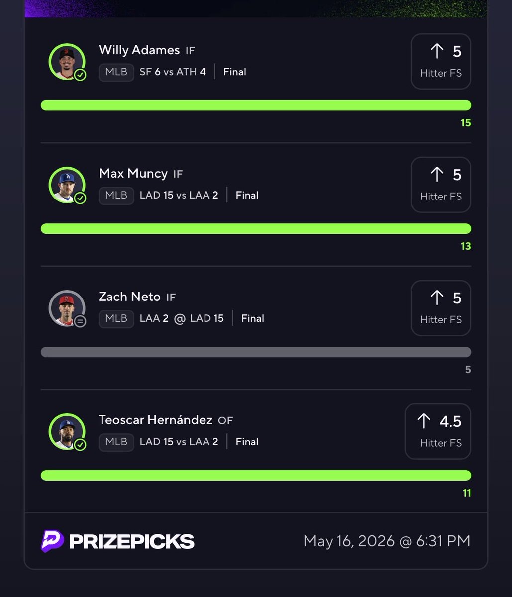 HUNCHOSPORT's tweet photo. CASH MLB ⚾️💰✅ 

WE CASHED MULTIPLE SLIPS TODAY🔥 

DUB CLUB CASHING 💰✅ 
https://t.co/T66iTSHIGL https://t.co/YqjyHVRINq
