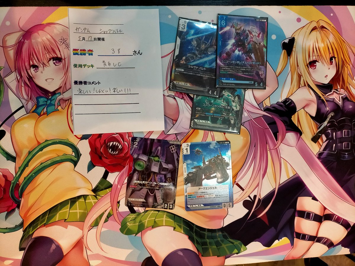 🌈大会情報🌈 本日開催の #ガンダムカードゲーム ショップバトル 14名