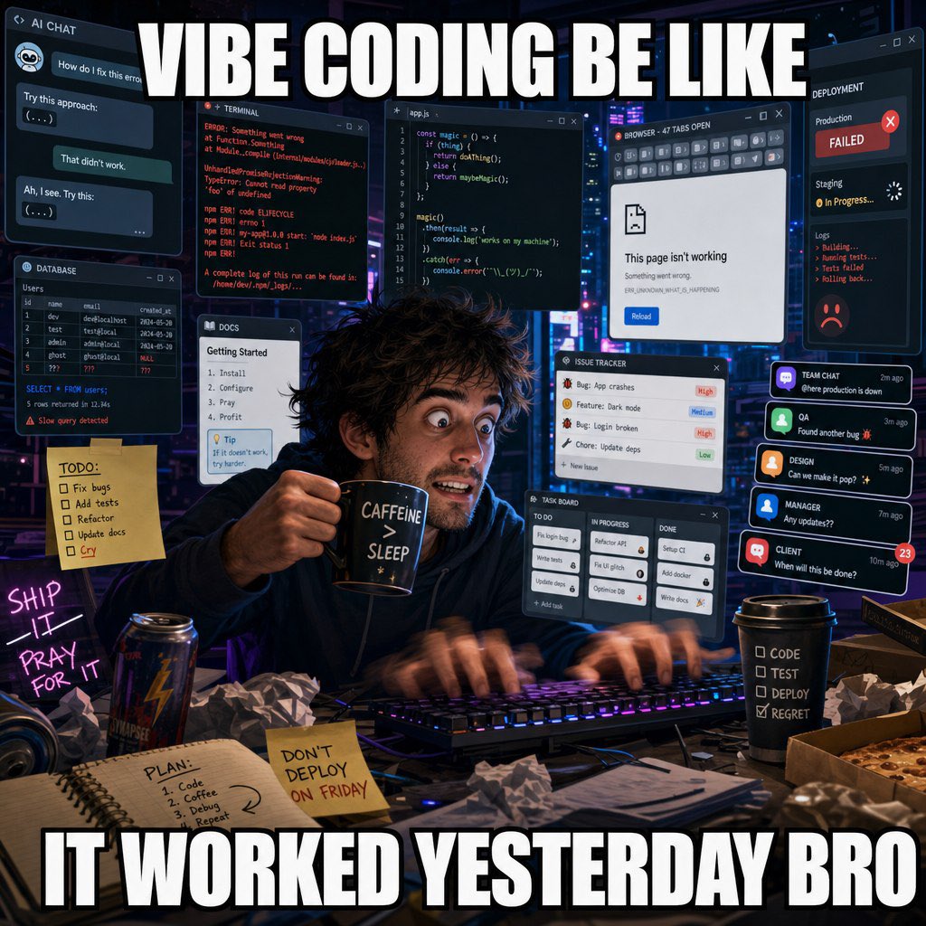 The Vibe Coder tweet media