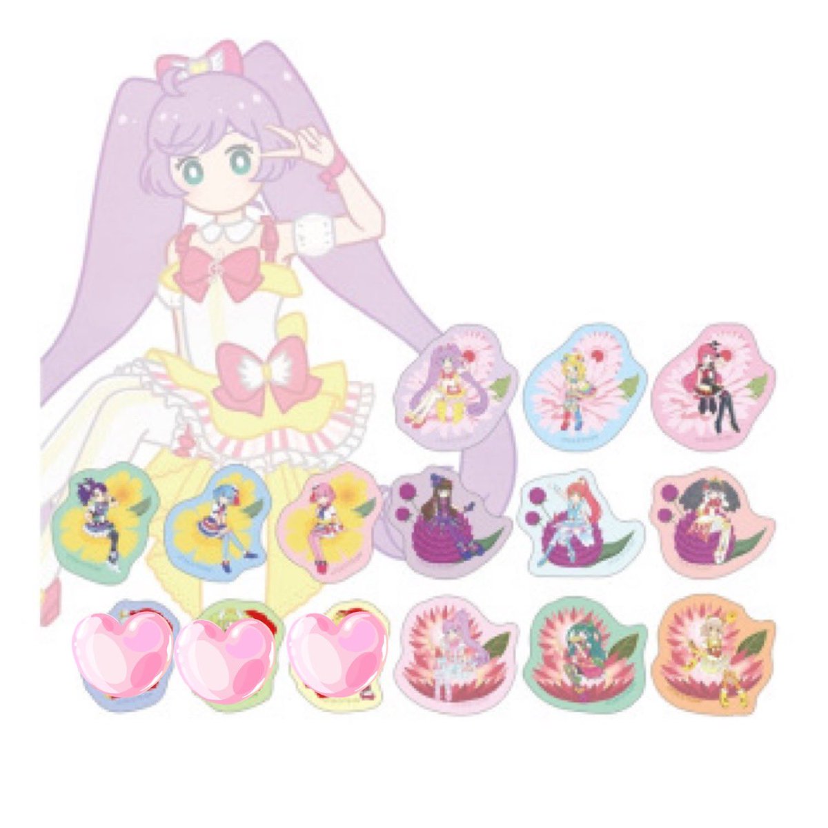 a__coco2's tweet photo. 【交換/譲渡】 プリパラ Botania 缶バッジ イラストカード フレークシール アムニバス

譲→らぁら、みれぃ、そふぃ、シオン、ドロシー、レオナ、あろま、みかん、ガァルル、のん、ちり、ペッパー

求→定価＋送料(シールは75円)

3種・チームまとめての方優先。
検索からでもお気軽にお声掛けください https://t.co/WRyGchmx3t