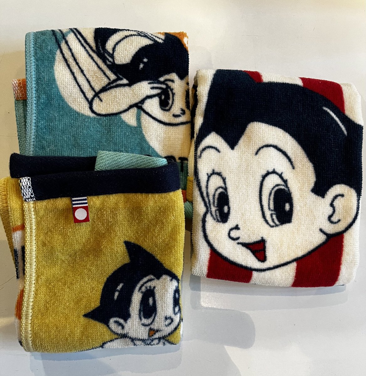 アトム オリジナルジャンボタオル  道の日 スタンプラリー’99 当選品非売品 Kontexコラボ 鉄腕アトム 今治MOKUタオル | tokyo atom shop's S