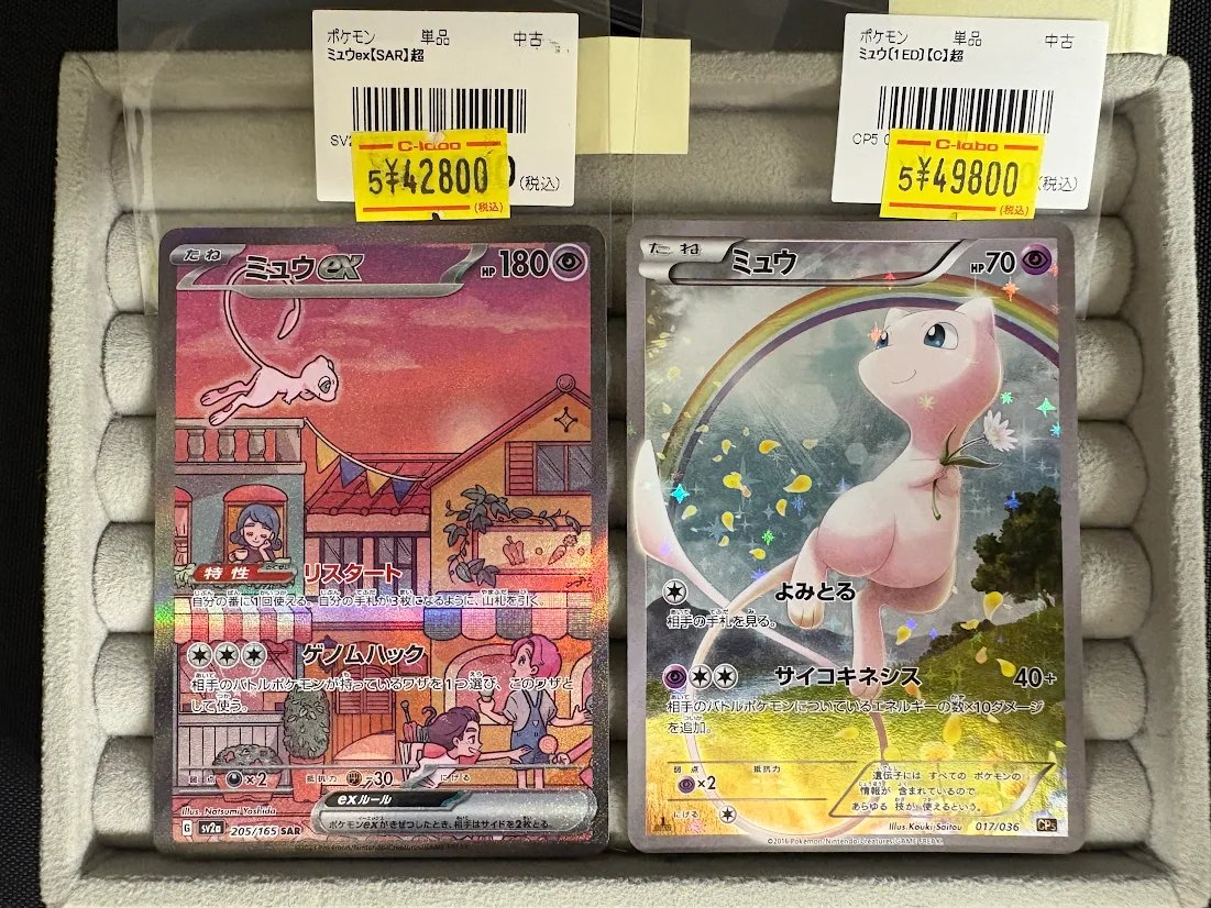 ポケカ #ポケモンカードゲーム 】 ショーケースに展開チュウ