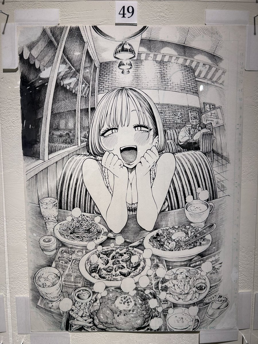実は密かに以前から愛読していた 昼寝先生（@imomonono ）の初原画展