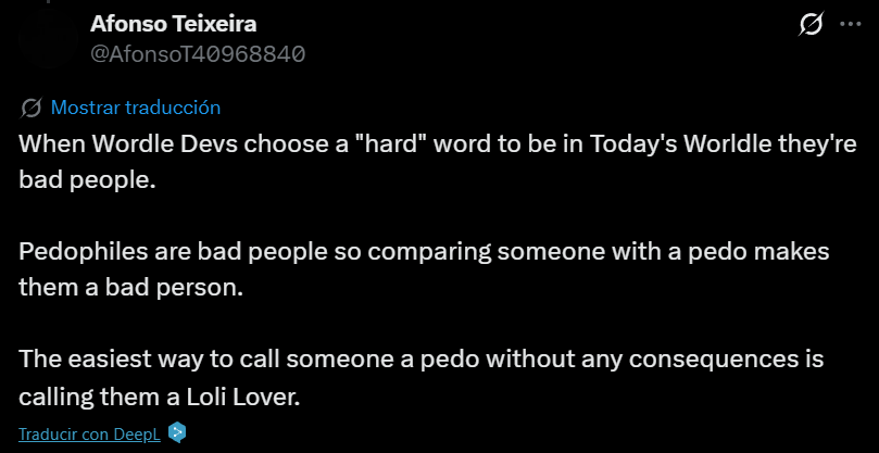 Antis siendo gente horrible tweet media