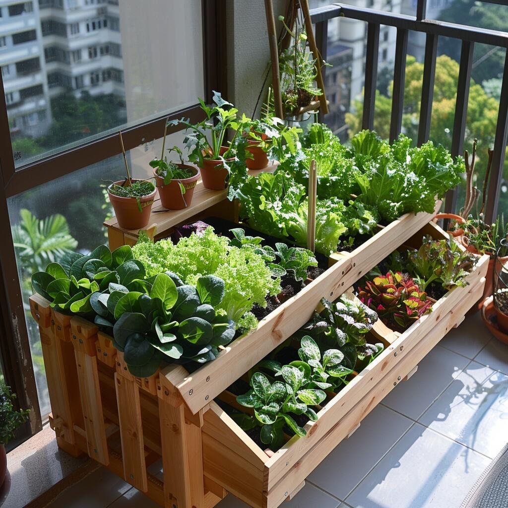 gashf18e's tweet photo. Whoa! My tiny balcony now has veggies growing — turned empty space into my little green corner in 2 months. #SmallSpaceLiving #GardenWin https://t.co/zJpitZOGs8