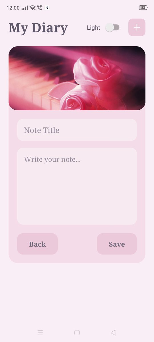 srushtiukani's tweet photo. Built a Notes App UI using React Native &amp; Expo.

Features :
 
 •  Add &amp; Delete Notes
 •  Search Functionality
 •  Dark / Light Mode
 •  Responsive UI
 
@surajtwt_  @ChaiCodeHQ https://t.co/bpv1Ifhg8d
