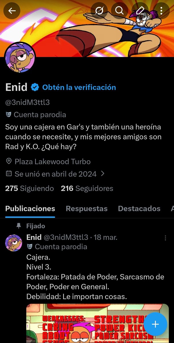 Enid tweet media