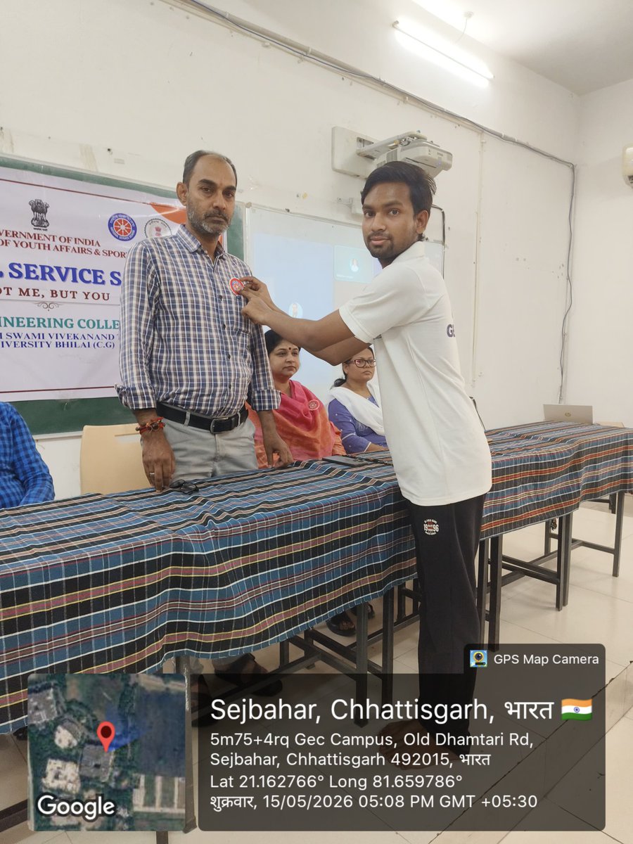 CGITR_NSS's tweet photo. जय हिंद 🇮🇳
NSS इकाई, शासकीय अभियांत्रिकी महाविद्यालय रायपुर द्वारा 30 दिवसीय समर इंटर्नशिप कार्यक्रम का शुभारंभ सफलतापूर्वक सम्पन्न हुआ। कार्यक्रम विद्यार्थियों के नेतृत्व, व्यक्तित्व विकास एवं सामाजिक उत्तरदायित्व को समर्पित रहा।
#NSS 
#GECRaipur
#summerInternship2026 https://t.co/r4uomHEnk6
