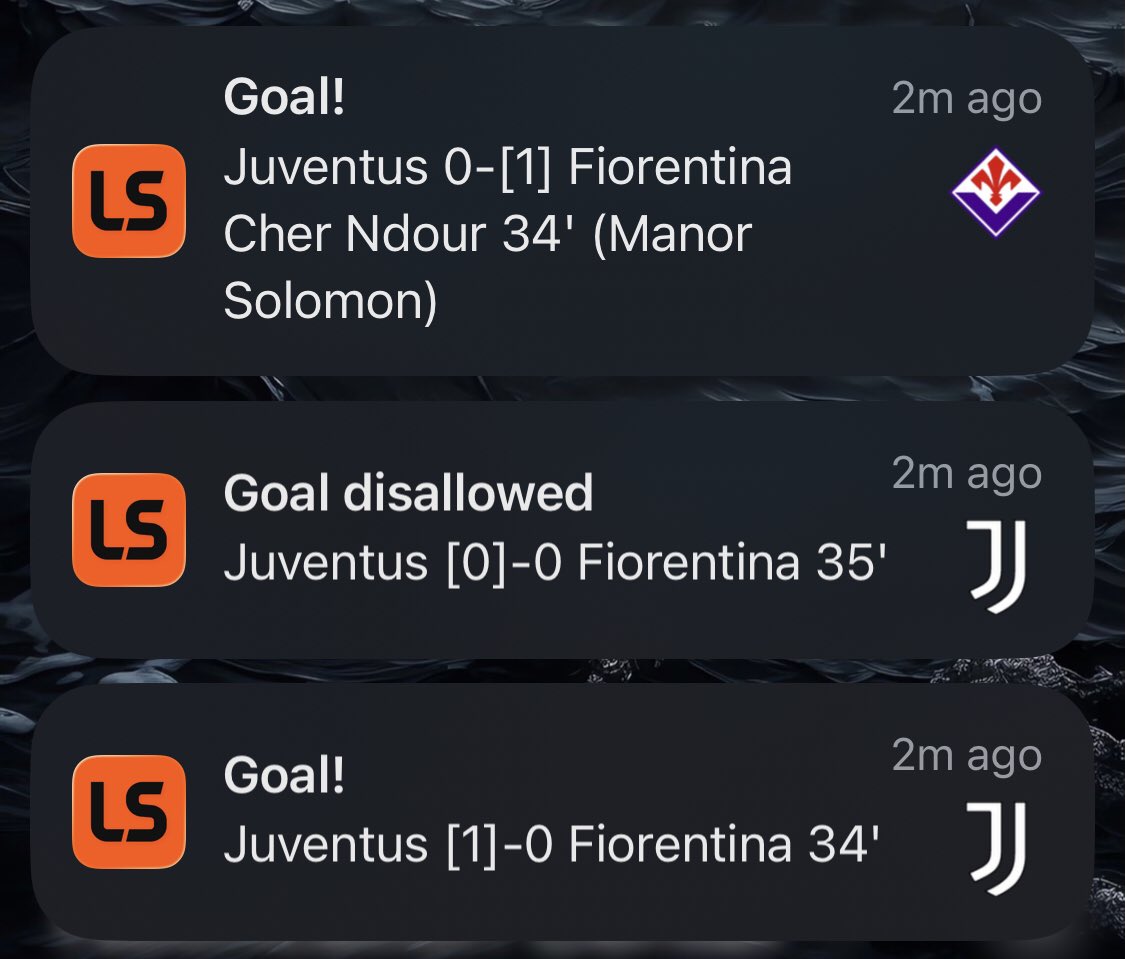 oki__666's tweet photo. @JuveICEE @juvefcdotcom Livescore too lol https://t.co/G8RNbChrXL