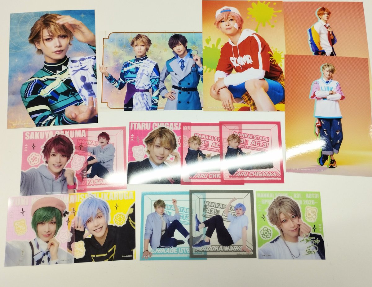 入荷情報】 MANKAI STAGE『A3!』ACT3! ～SPRING & SUMMER 2026
