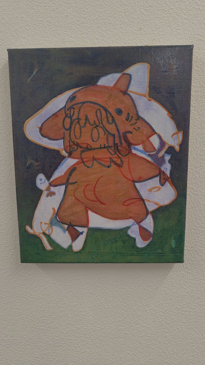 PALETTE_PALE's tweet photo. 昨日は、代々��のaL_Baseで始まった中風森滋さん（＠yoruha_nemurou）の個展「不意に描く郵便」に行きました。ティーパーティでは中風さん本人から作品の出来上がるまでの過程が聞けて楽しかったです。
個人的には十数年前のニコニコ動画の話で共通した話題が見つかったのが嬉しかった。 https://t.co/iJlqnlR5IR