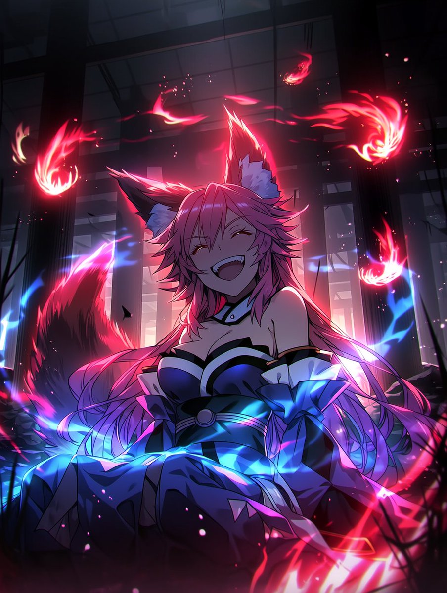 Fate/GrandOrder 鈴鹿御前 / 長尾景虎 / 清姫 / 玉藻の前 狐耳剣士の夜