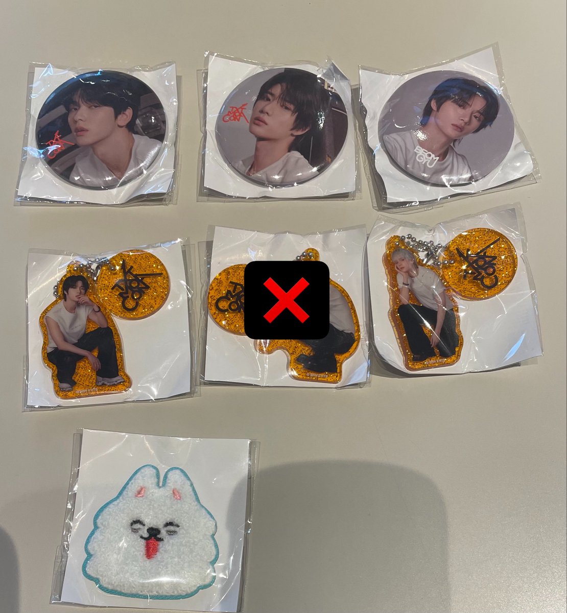 TXT MOA CON POPUP 渋谷 カプセルトイ 交換 【譲】缶バ⇒スビン