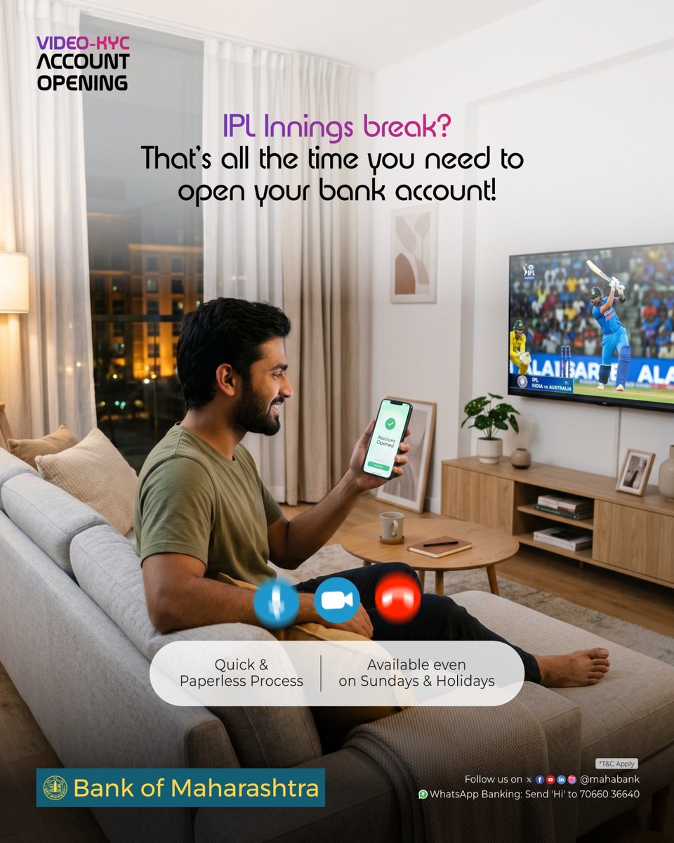 Bank of Maharashtra tweet media