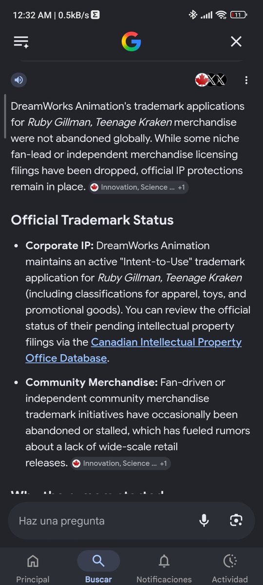 Bluezilla346391's tweet photo. Okay, I guess I should clarify about this #RubyGillman #TeenageKraken post since it seems I made a very serious mistake
According to @NasT990096 , the trademark for the merchandise was not abandoned entirely, or at least not globally

https://t.co/jataMfgoIn https://t.co/O20zioAyup