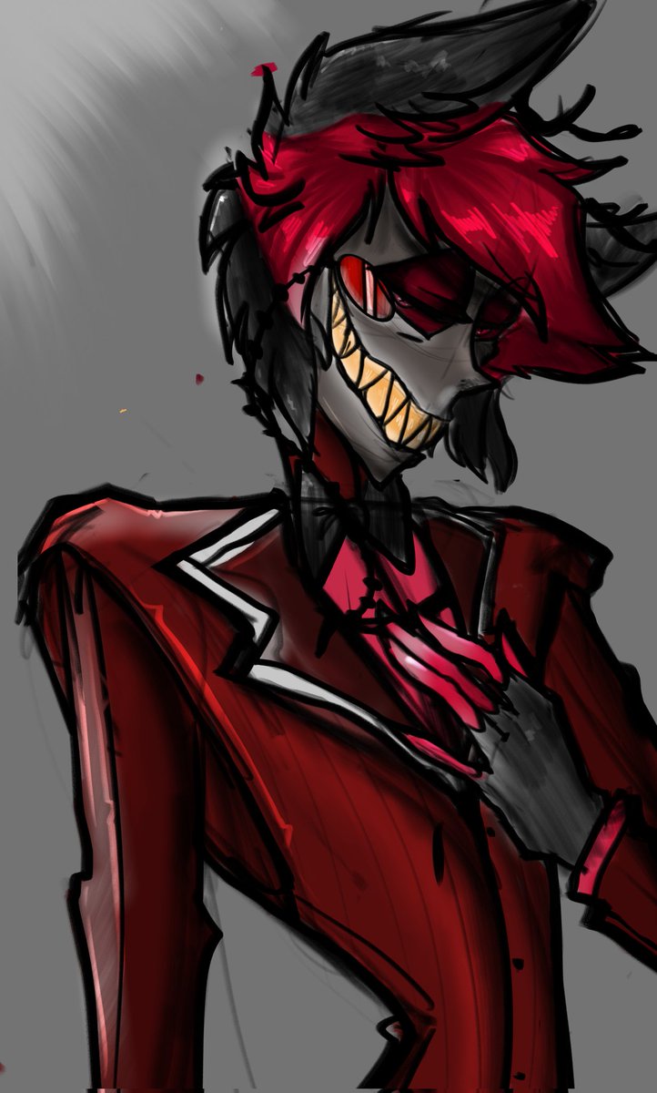 ChooDrawzStuff's tweet photo. A sketch i did of alastor recently #alastor #Hazbinhotel https://t.co/ylmjohW0Cb