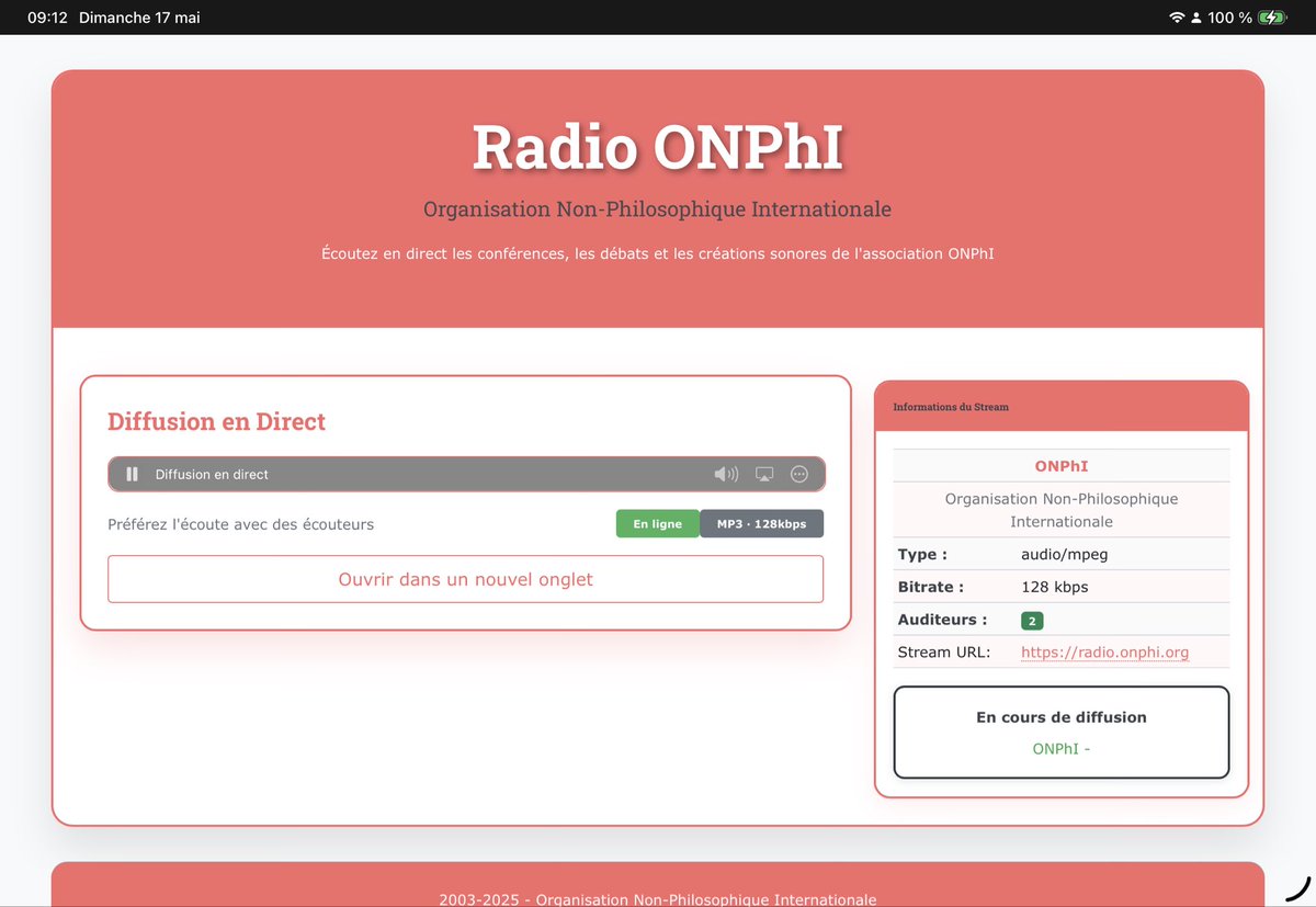 Organisation Non-Philosophique Internationale tweet media