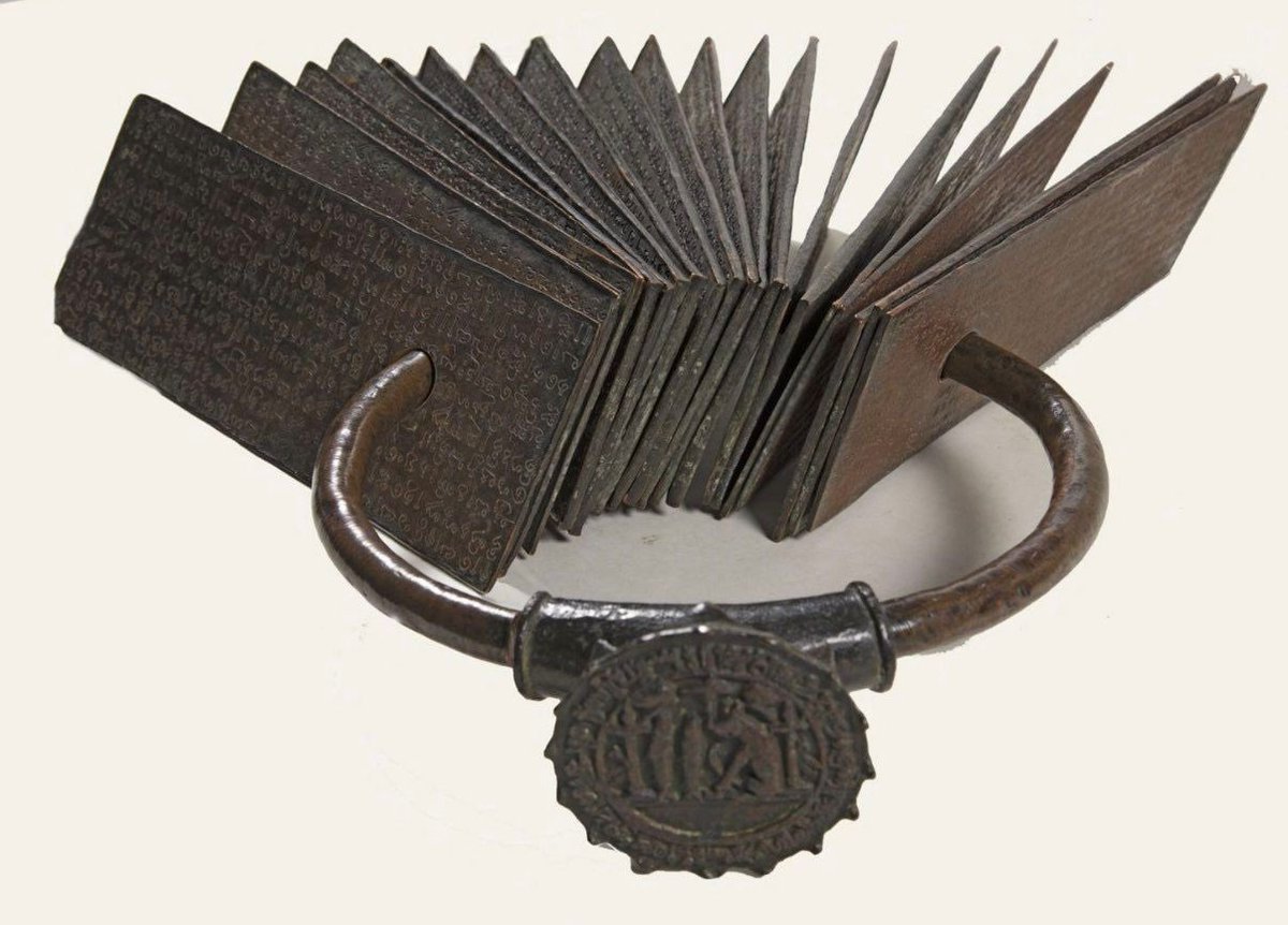 KoSesha's tweet photo. Heartiest congratulations to my fellow Indians on the historic return of the Leiden Plates, also known as the Anaimangalam Copper Plates, after nearly 300 years.

As a student of both history and cinema, let me tell you that there are brilliant stories of our civilisational past from the Anaimangalam Copper Plates, waiting to be told!

For - this is not merely the return of an artefact. It is the return of a civilisational treasure that records the administrative sophistication, maritime superiority and religious generosity of the Chola age.

The plates connect Rajaraja Chola, Rajendra Chola, Nagapattinam, Srivijaya and the great Buddhist vihara of Chudamani Vihara into one extraordinary historical frame.

They remind us that Tamil Nadu’s past was not inward-looking. It was global and cosmopolitan, yet deeply rooted in Dharma.

This is a proud moment for India. And a very special moment for Tamil Nadu indeed. @narendramodi