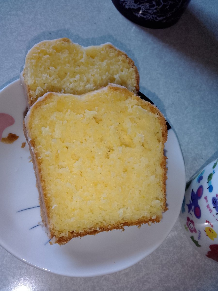 🍋レモンパウンドケーキ 出来た～ヾ(*ΦωΦ)ﾉ ホットケーキミックスで