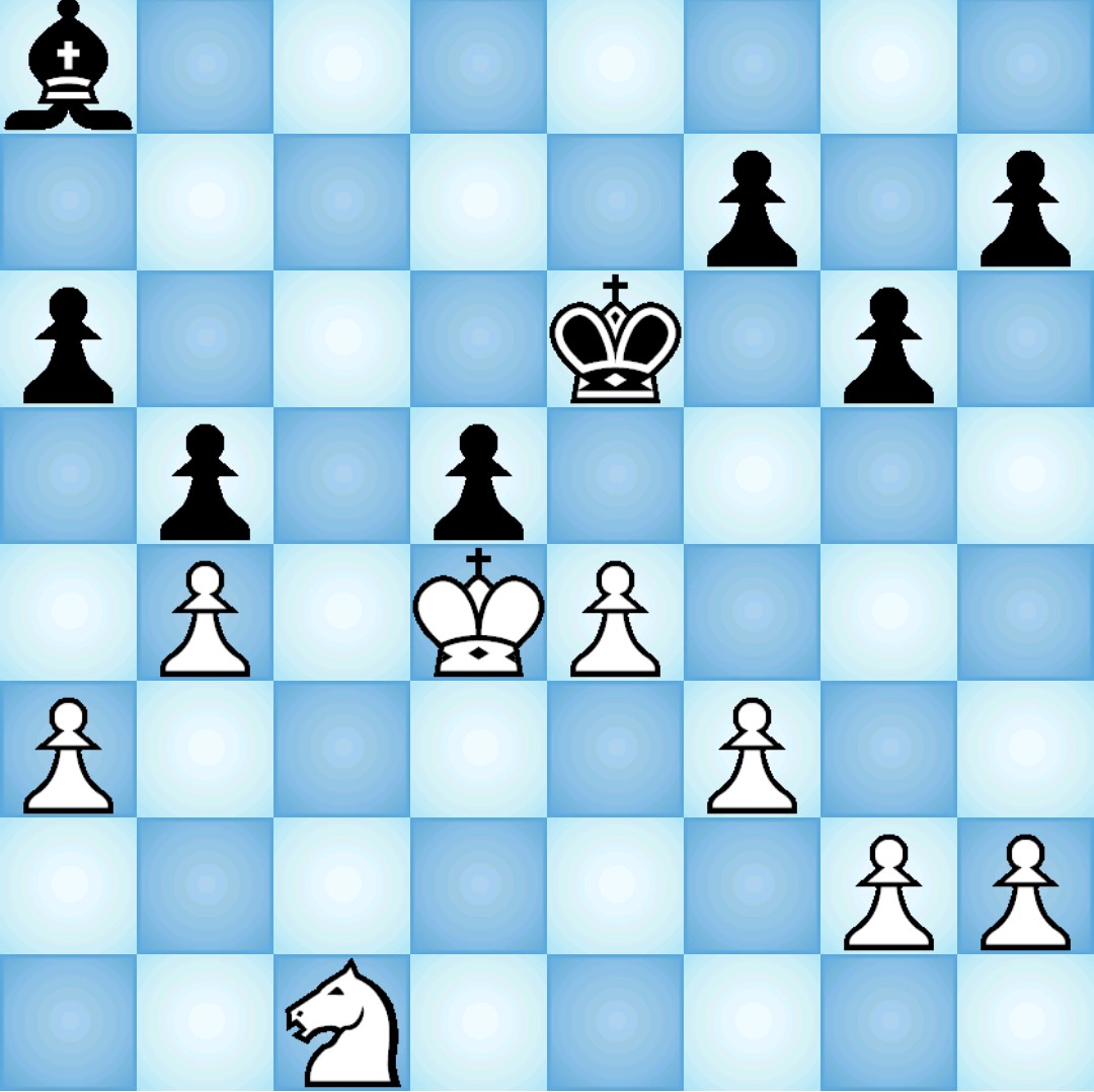 Nimbot's tweet photo. I think this is really instructive. It's from one of my bullet games. White to play. Capture on d5, advance to e5, or neither? https://t.co/MkgDkYh67s