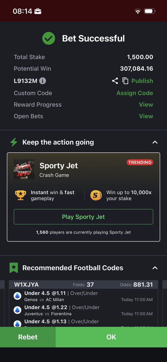 _Big_flames's tweet photo. 150ODDS✨

Repost and stake we are winning. https://t.co/FOcwbKdAQe