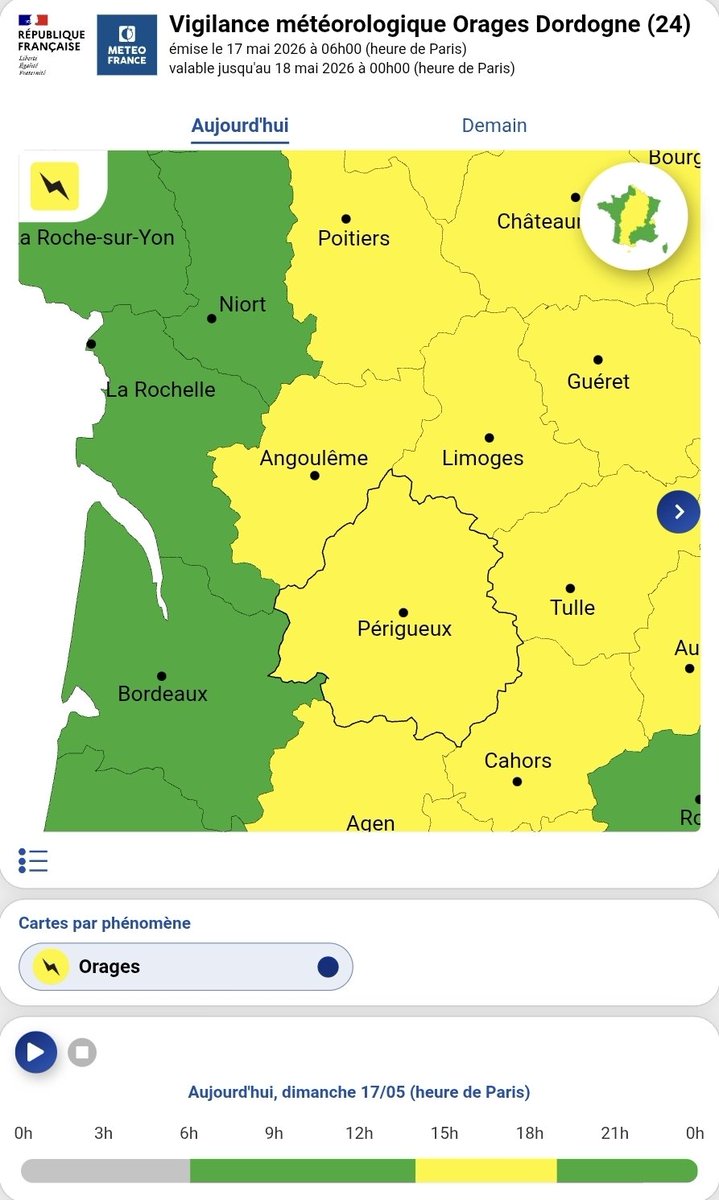 Risques & Catastrophes Naturelles - Dordogne tweet media