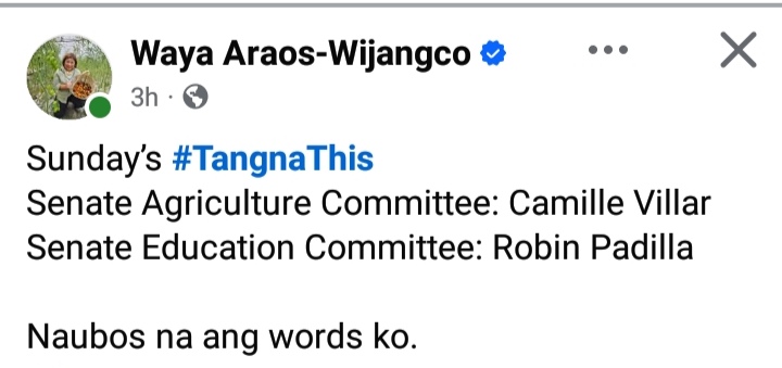 Teta Limcangco tweet media