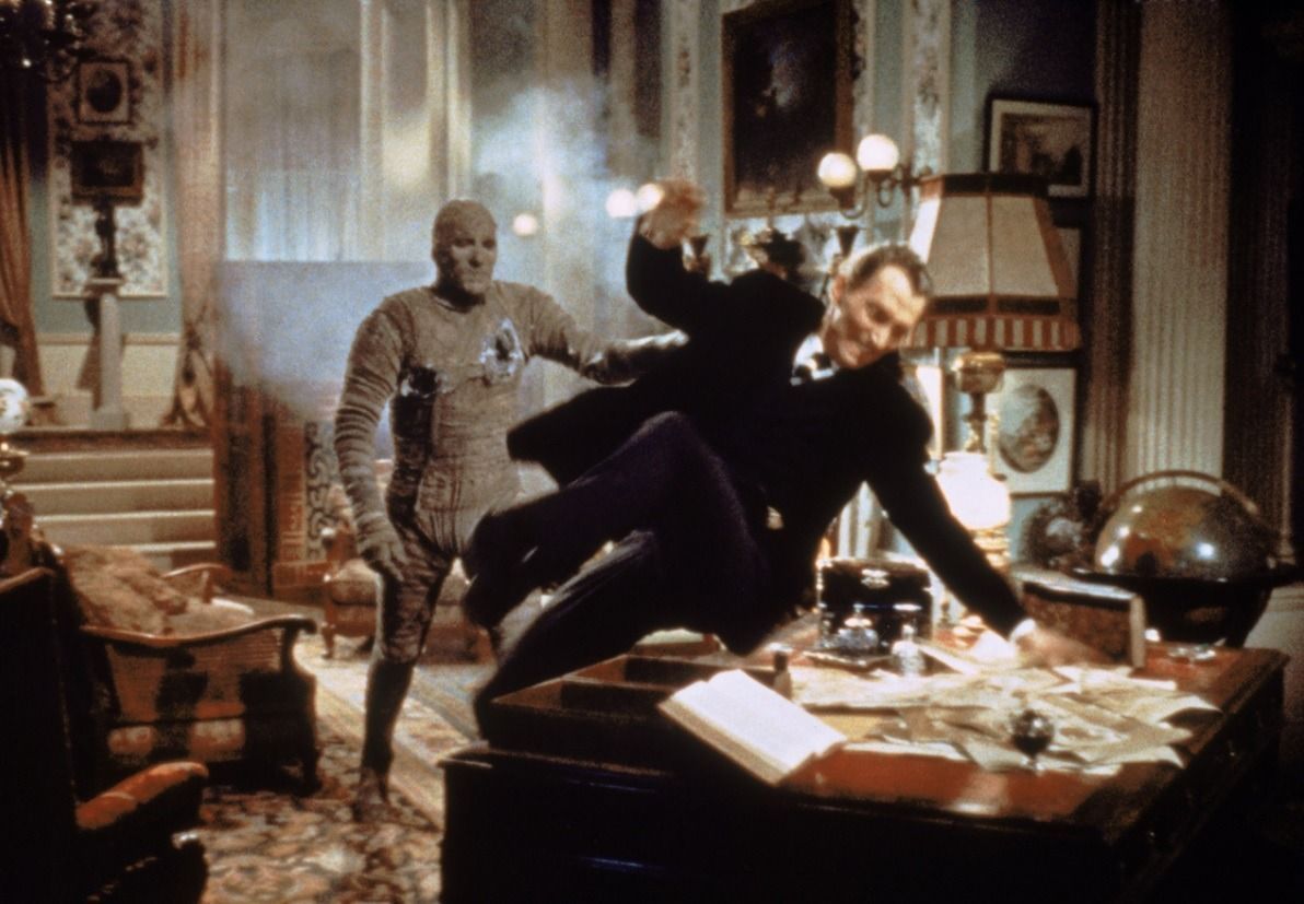 AimPublicity's tweet photo. ‘Any film that pairs #PeterCushing &amp; #ChristopherLee is a must-see… The Blu-ray release from @SecondSightFilm is the best presentation of #TheMummy yet… Included are a series of BTS documentaries’ ★★★★ @STARBURST_MAG 

Released on Blu-ray 25 May 

https://t.co/Mmiv4ApSLf https://t.co/duuNuCfVKE