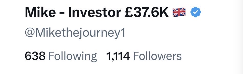 Mike - Investor £37.6K 🇬🇧 tweet media