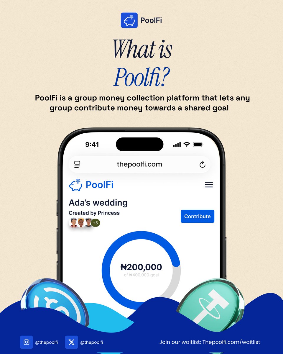 ThePoolFI's tweet photo. Your friends said they'd contribute. It's been 3 weeks.
PoolFi fixes that.
Join the waitlist 👇
https://t.co/tmVkJVcd3Q https://t.co/A2bnHJohTD