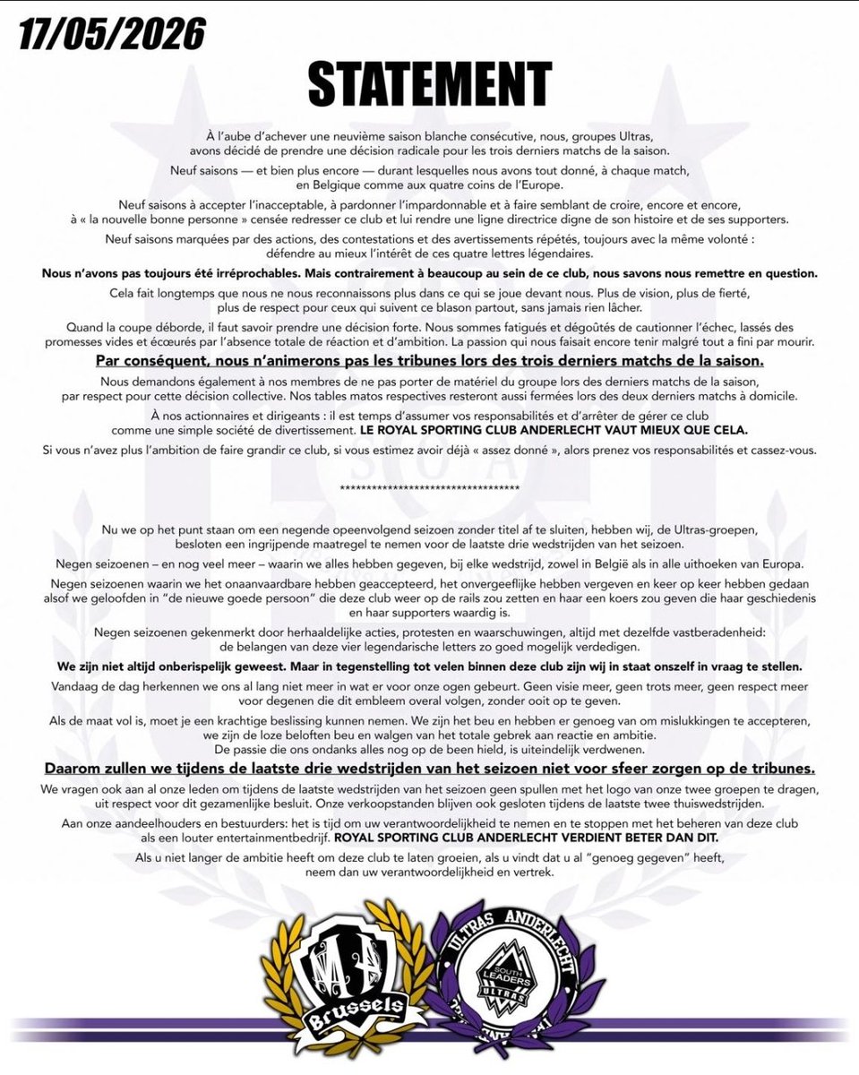 Purple Anderlecht tweet media