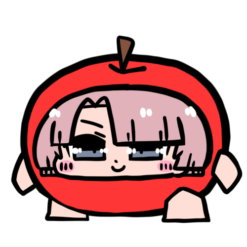 今日投稿したリンゴの麻央を単体でください アイコンにしてもよいです