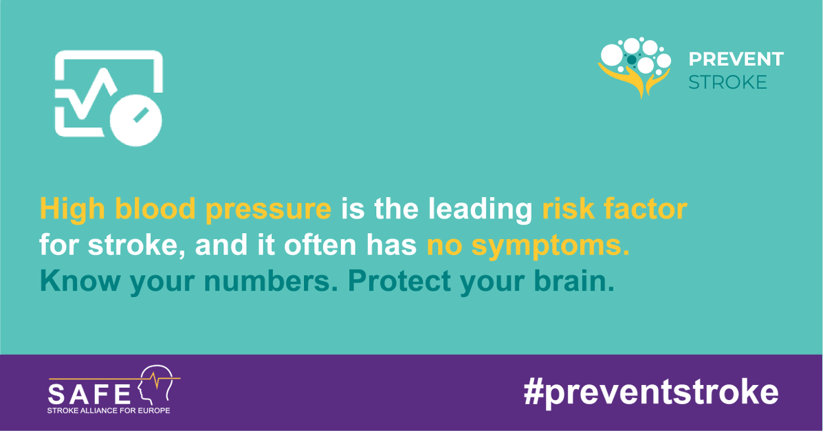StrokeEurope's tweet photo. 🧠 Today is #WorldHypertensionDay

Stroke is the #2 cause of death globally with high blood pressure as the main risk factor, often has no symptoms. Monitoring your blood pressure can prevent a stroke.

Read more   👉https://t.co/pt79KdikCg

#PreventStroke https://t.co/IiWsJs4mGF