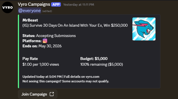 AkramClipp29's tweet photo. @Vyro @VyroSupport Is this campaign still open for clipping or is it finished? https://t.co/IFe5FFALzZ